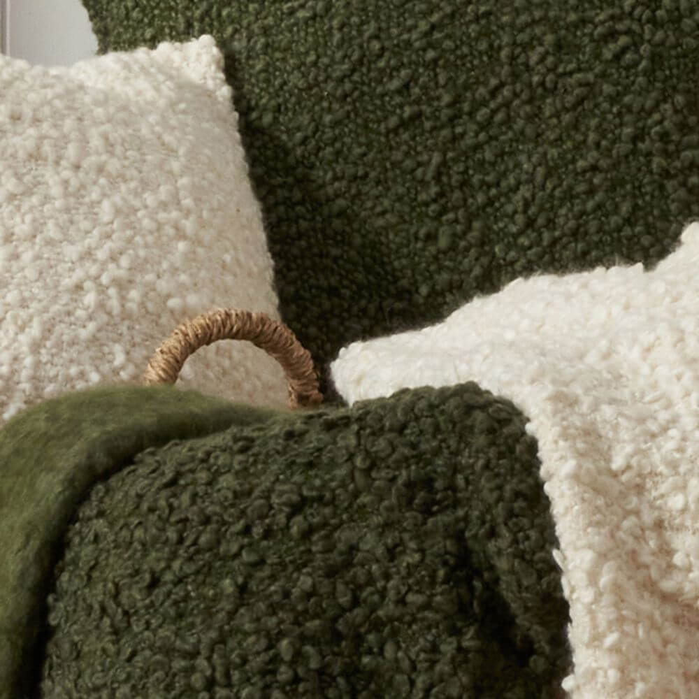 Julia Fringed Boucle Throw